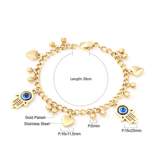 ZANORA - Blue Cat's Eye Bracelet