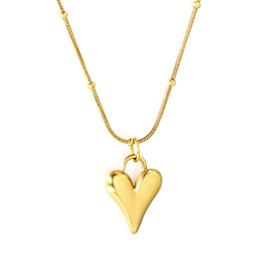 ZANORA Celeste Love - Pointed Heart Pendant Necklace