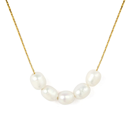 ZANORA Eterna Pearl - Pearl Round Pendant Necklace
