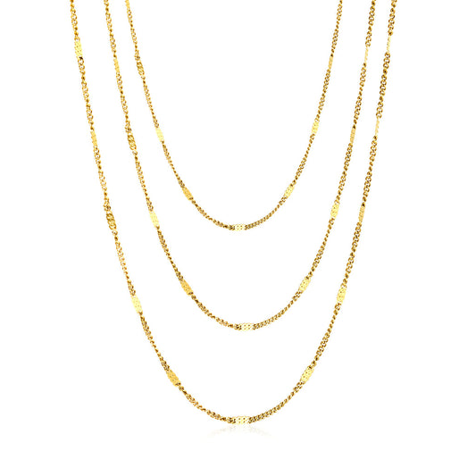 ZANORA - Triple Layered Necklace
