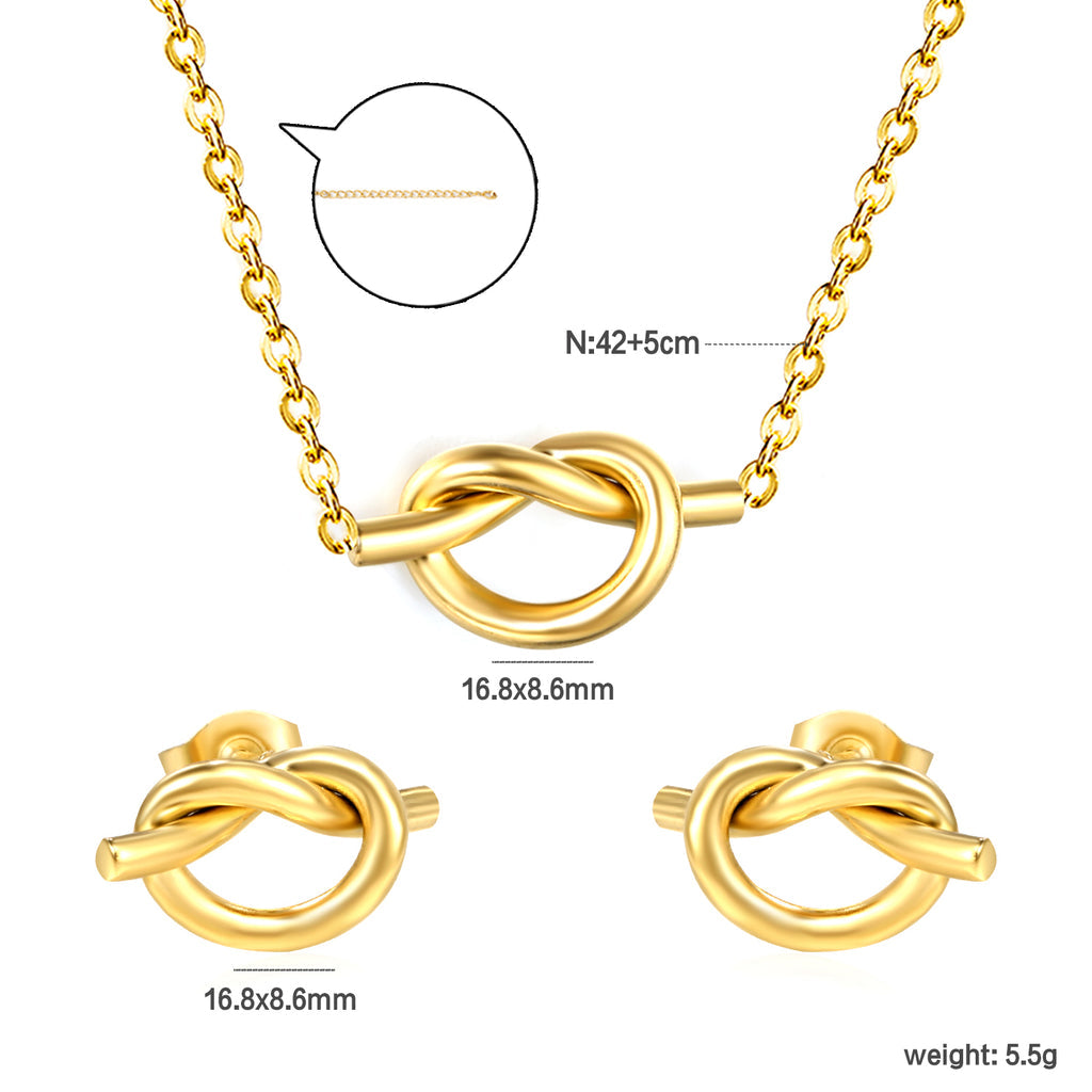 ZANORA Golden Tice - Knotting Jewelry Set