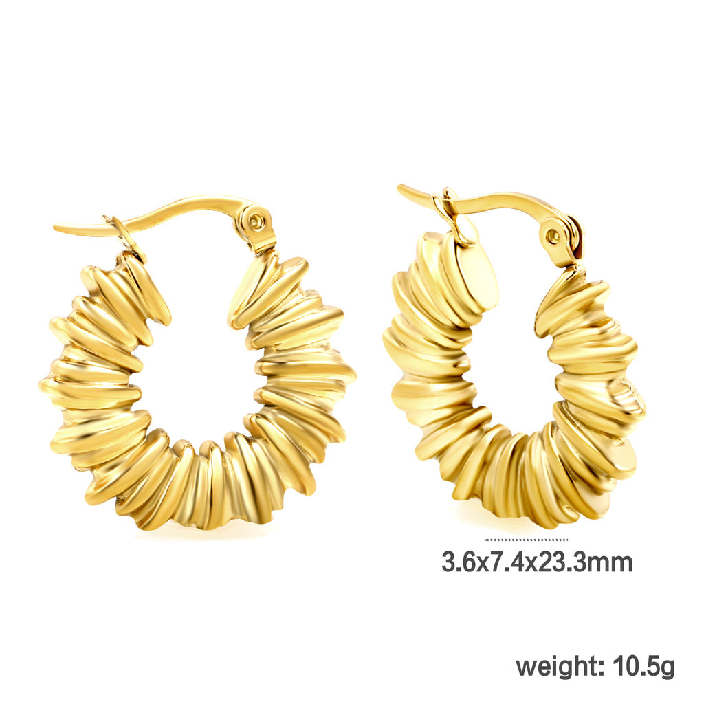 ZANORA - Circle Patterned Earring