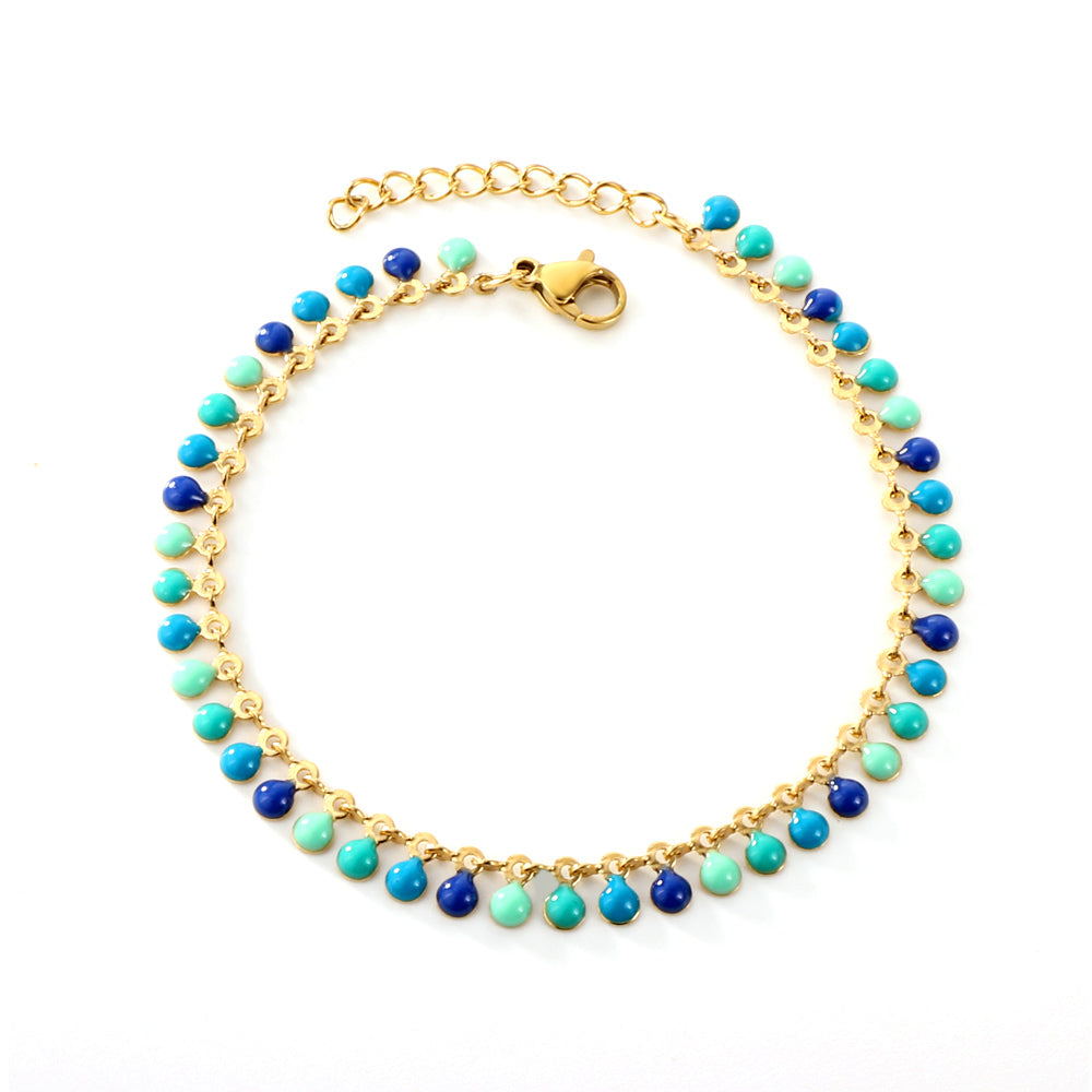 ZANORA - Round Drip Oil Bracelet