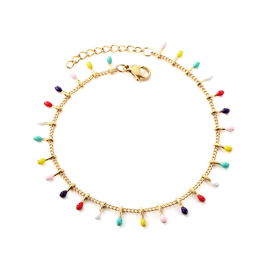 ZANORA - Mixed Color Oval Bracelet