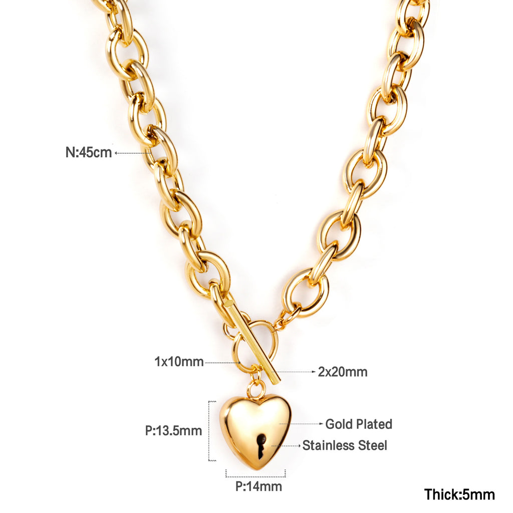 ZANORA - Heart Pendant Necklace