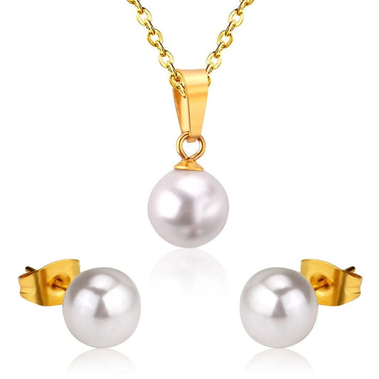ZANORA Solea Pearl - Pearl Jewelry Set