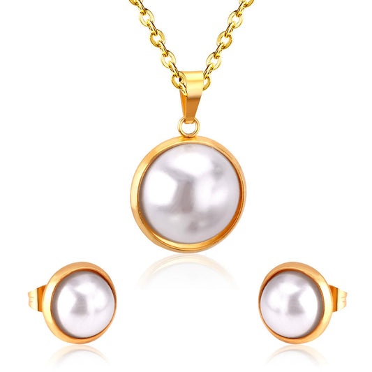 ZANORA Pearl Embrace - Pearl Jewelry Set