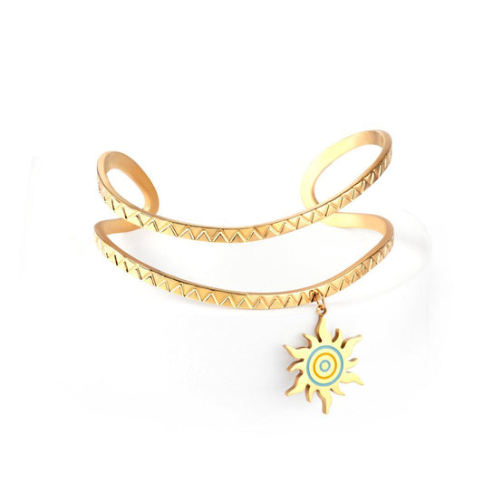 ZANORA - Double Chained Sun Bangle