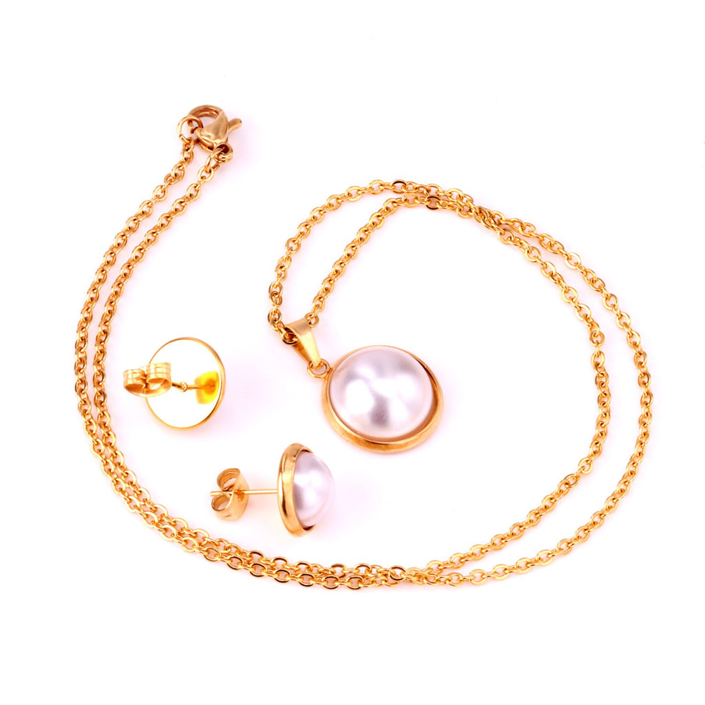 ZANORA Pearl Embrace - Pearl Jewelry Set