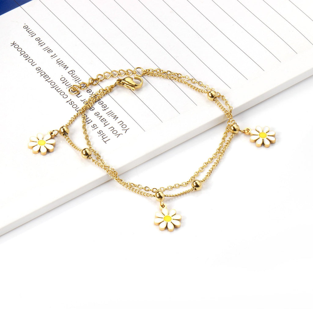 ZANORA - Little Flower Pendant Bracelet