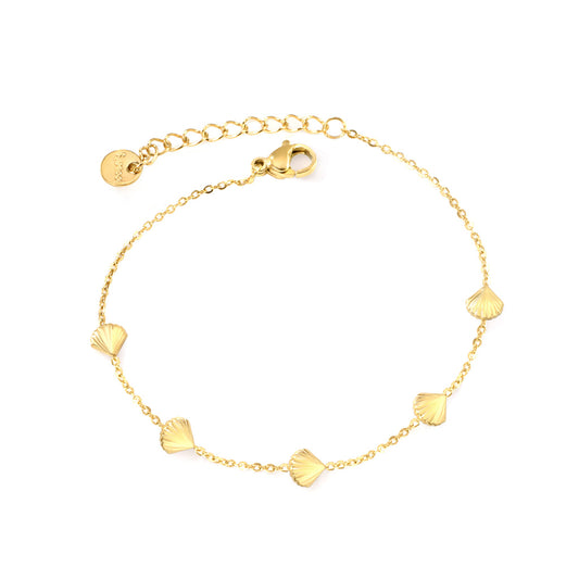ZANORA- shell gold plated Bracelet