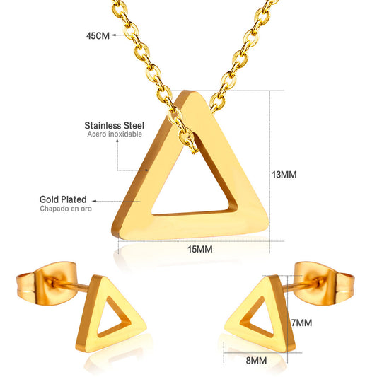 ZANORA - Triangle Jewelry Set