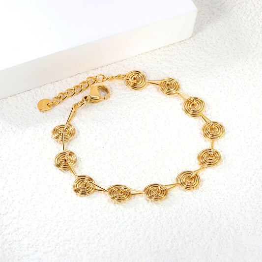 ZANORA - Coil Chain Bracelet