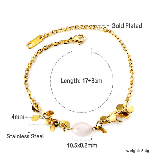 ZANORA - White Beads Bracelet