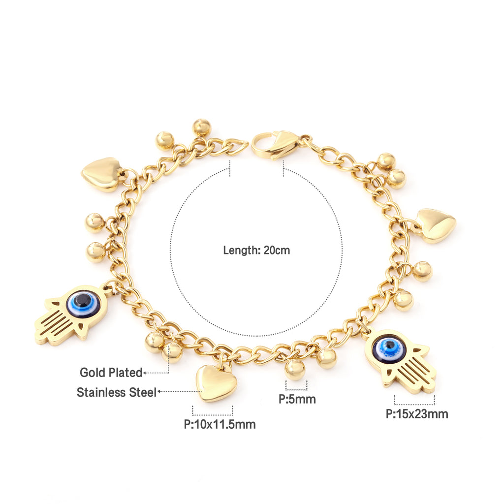 ZANORA - Blue Cat's Eye Bracelet