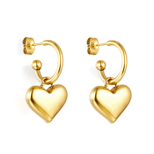 ZANORA  - Heart Stud Earring