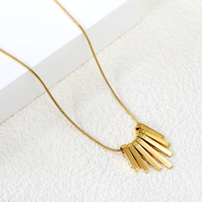 ZANORA - Vertical Bar Necklace