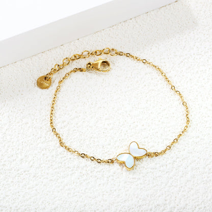 ZANORA - White Butterfly Bracelet