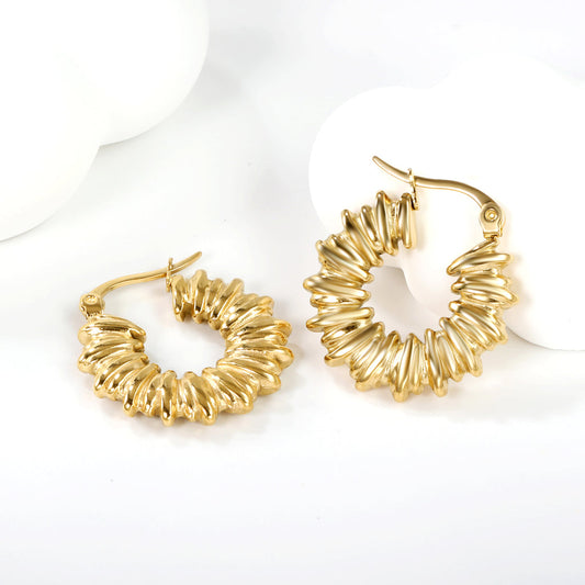 ZANORA  - Circle Pattern Earring