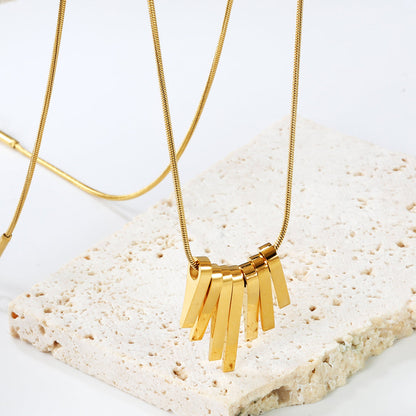 ZANORA - Vertical Bar Necklace