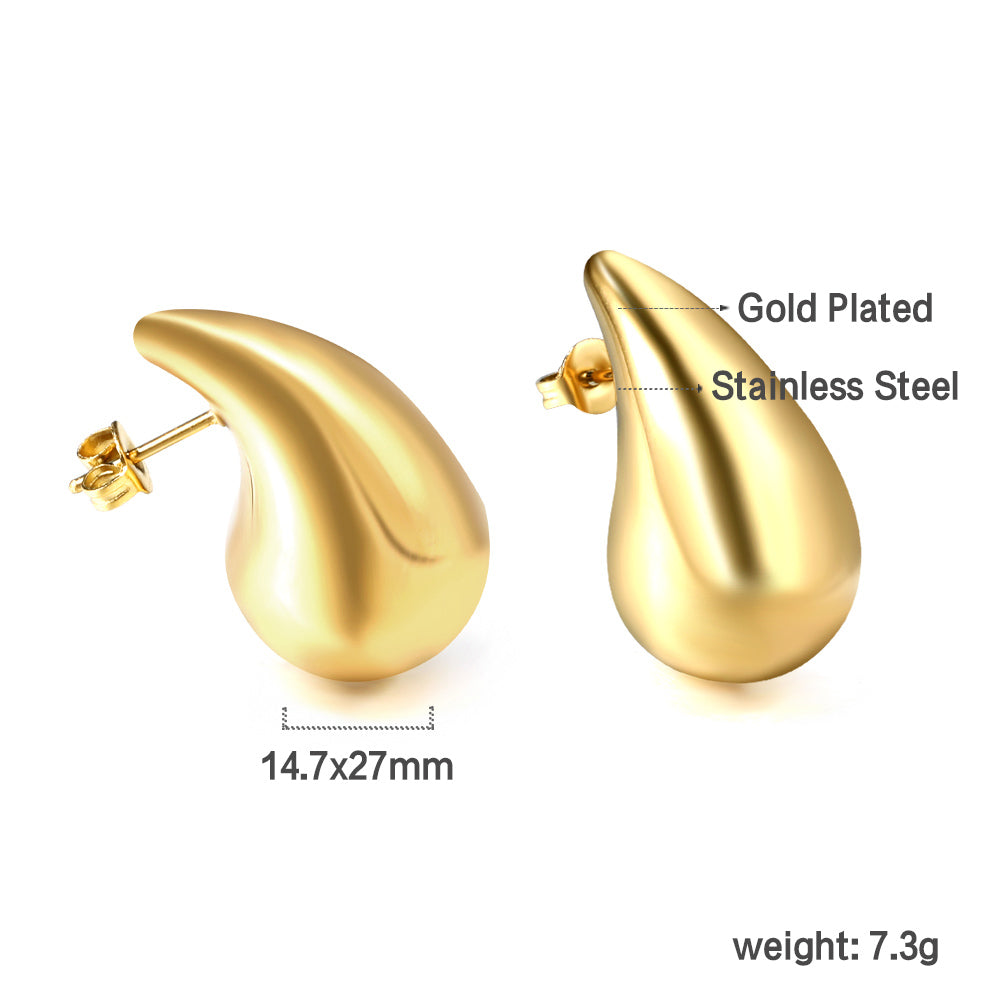 ZANORA  - Spring Drop Oval Earring