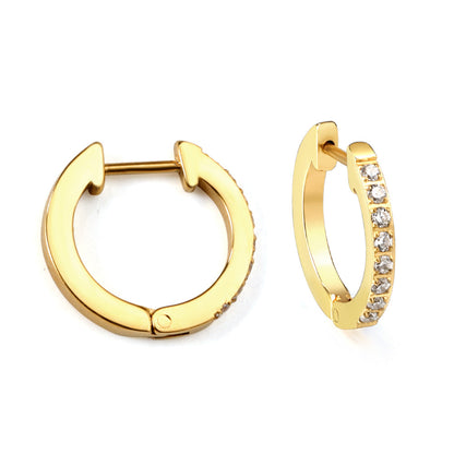ZANORA  - Round + Diamond Earring