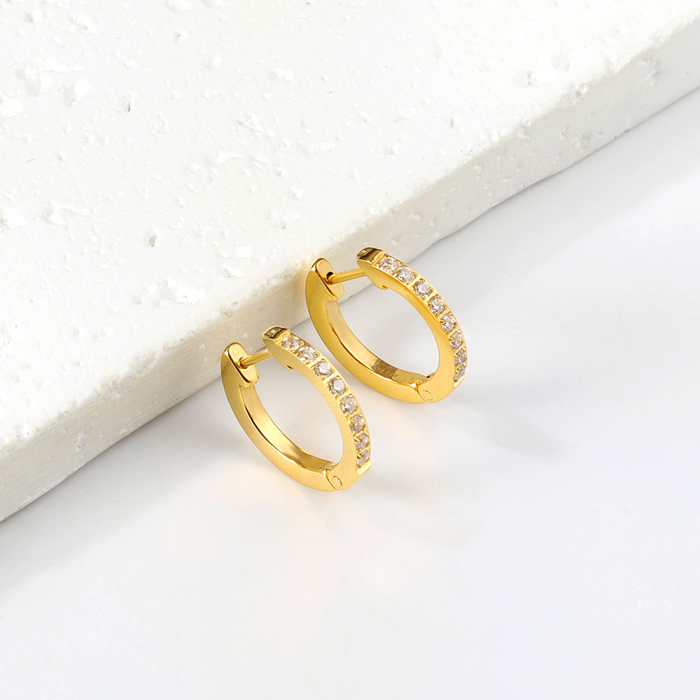 ZANORA  - Round + Diamond Earring