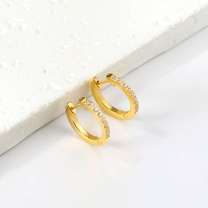 ZANORA  - Round + Diamond Earring
