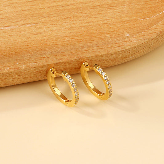 ZANORA  - Round + Diamond Earring