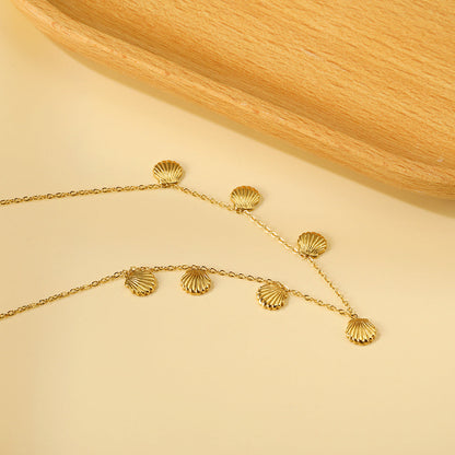 ZANORA Luminous Shell - Shell Necklaces