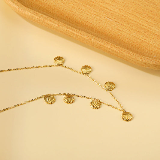ZANORA Luminous Shell - Shell Necklaces