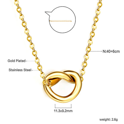 ZANORA Eterna Knot - Rope Clasp Pendant Necklace