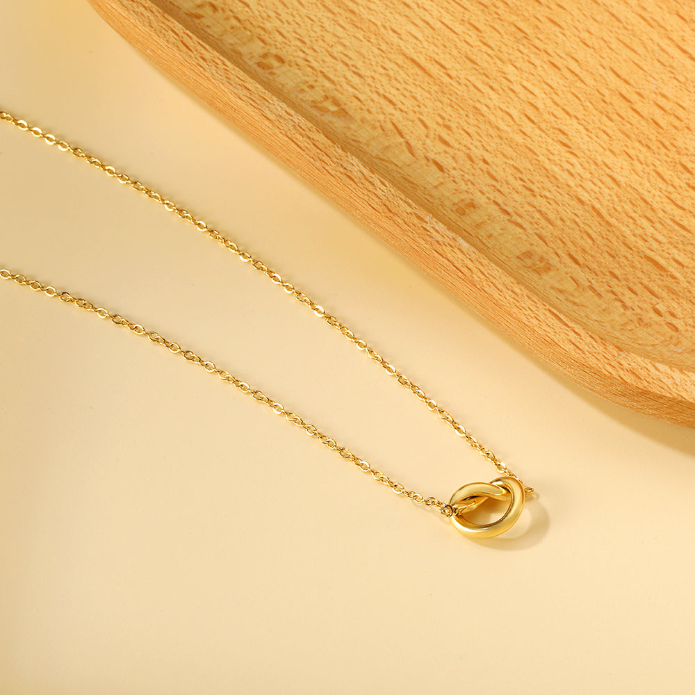 ZANORA Eterna Knot - Rope Clasp Pendant Necklace