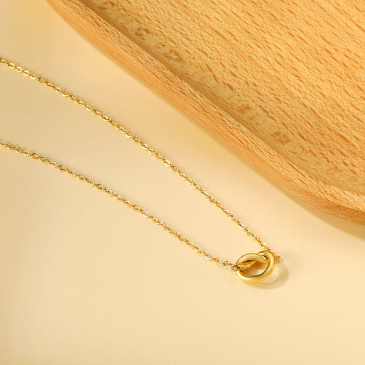 ZANORA Eterna Knot - Rope Clasp Pendant Necklace