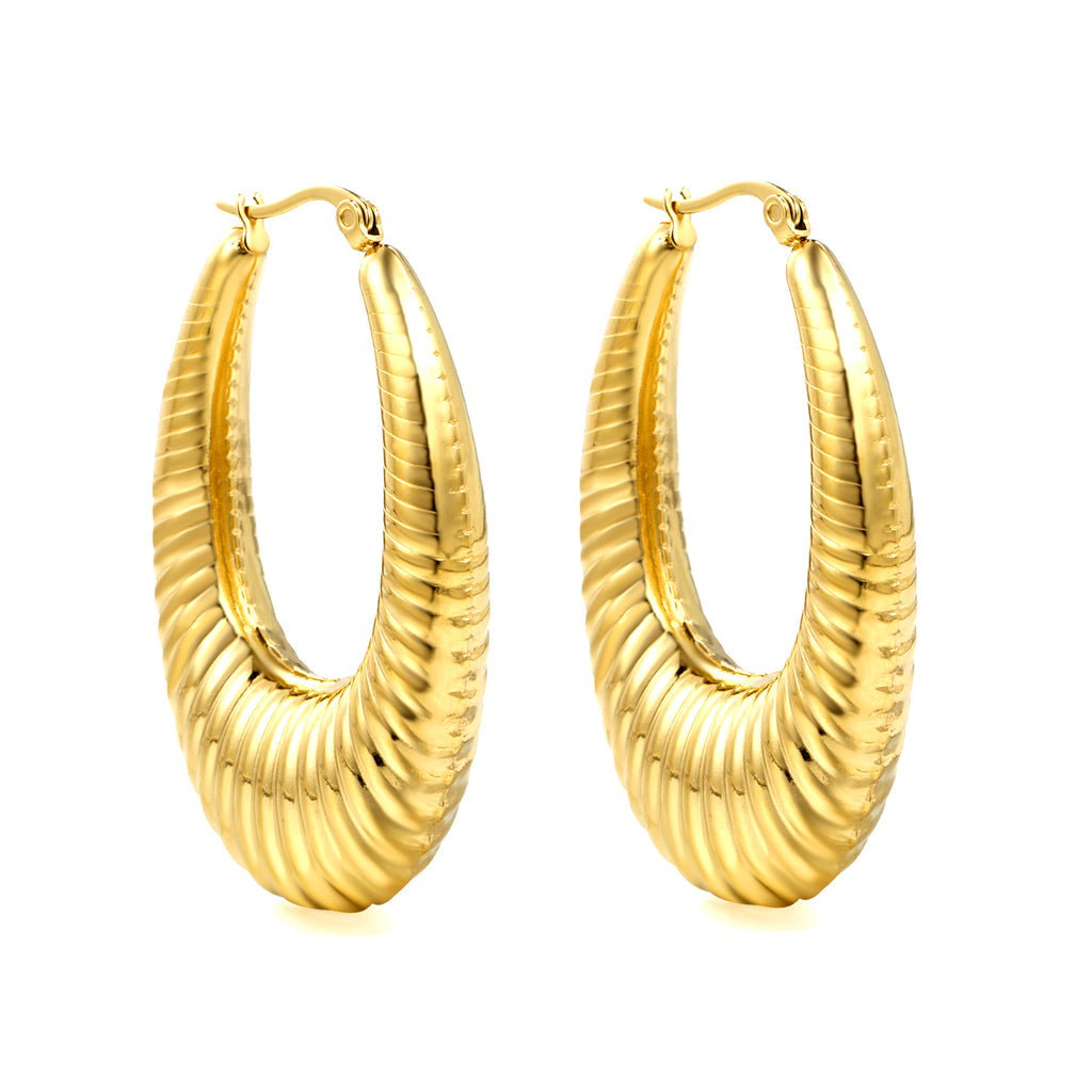 ZANORA  - U-shaped Hollow Earring