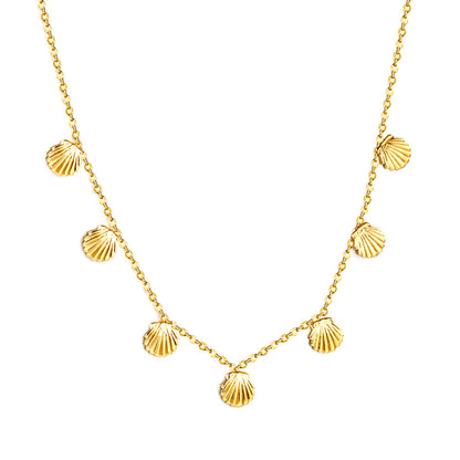 ZANORA Luminous Shell - Shell Necklaces