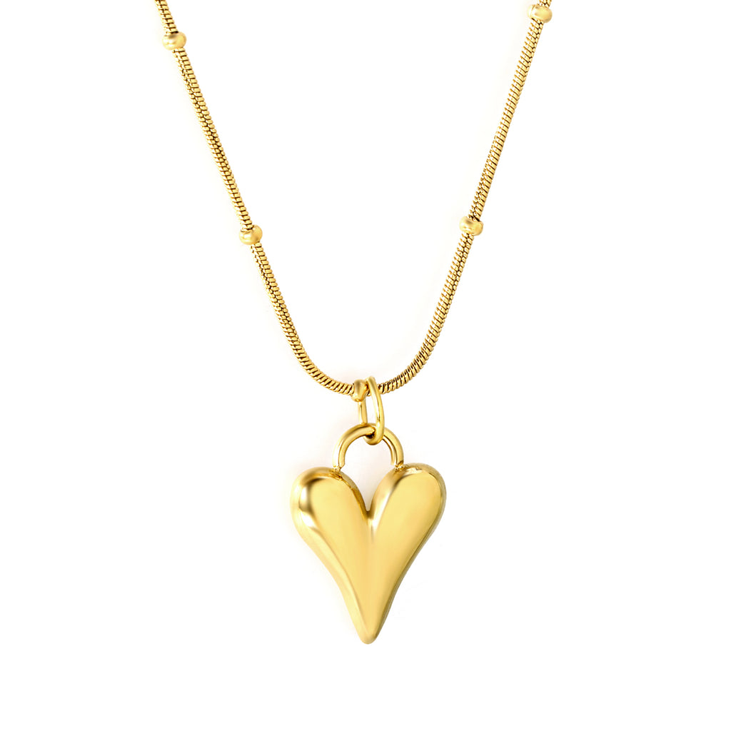 ZANORA Celeste Love - Pointed Heart Pendant Necklace