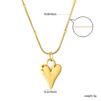 ZANORA Celeste Love - Pointed Heart Pendant Necklace