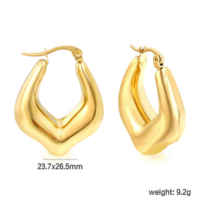 ZANORA  - Hollow U-Shaped Earring