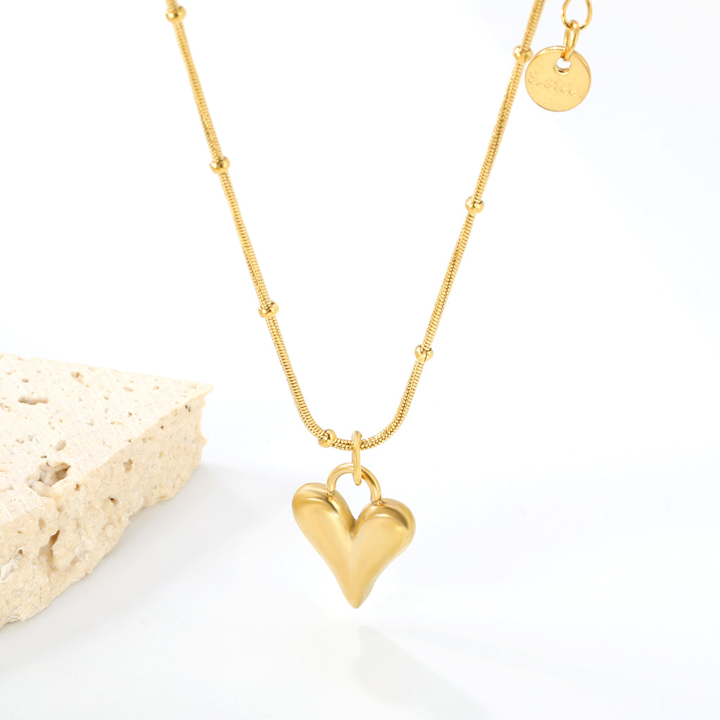 ZANORA Celeste Love - Pointed Heart Pendant Necklace