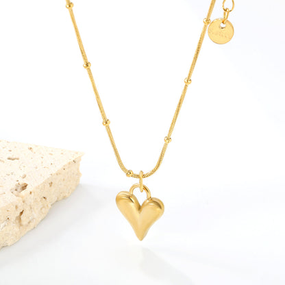 ZANORA Celeste Love - Pointed Heart Pendant Necklace