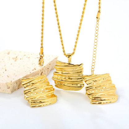 Zanora Golden Bark - Bark Jewelry Set