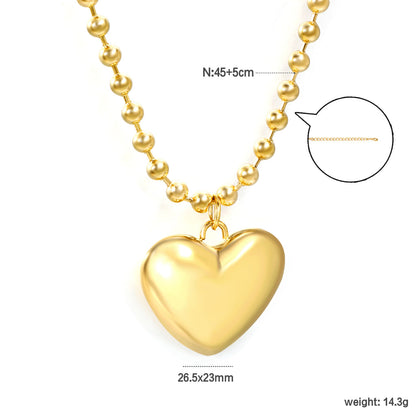 ZANORA Heart Glow - Hollow Heart Pendant Necklace