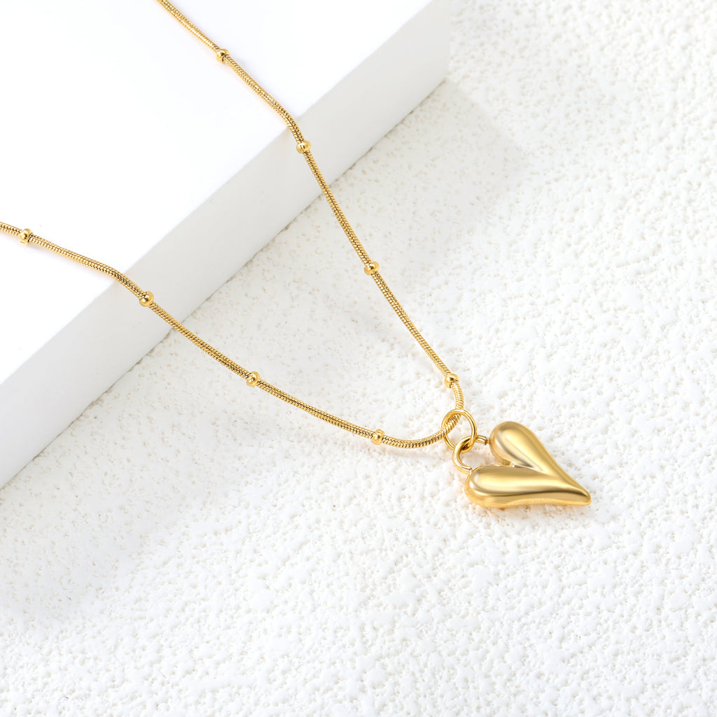 ZANORA Celeste Love - Pointed Heart Pendant Necklace