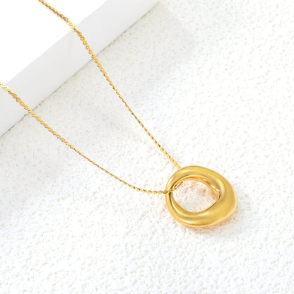 ZANORA Eterna Arc - Irregular Arc Pendant Necklace