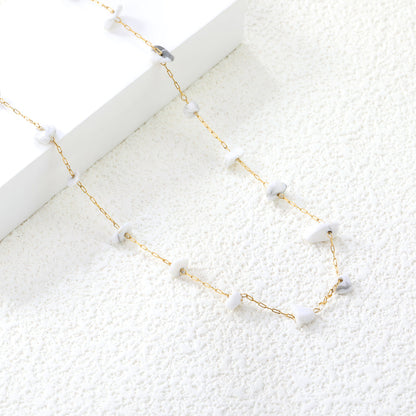 ZANORA  - White Turquoise Necklace