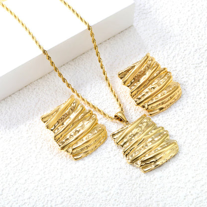 Zanora Golden Bark - Bark Jewelry Set