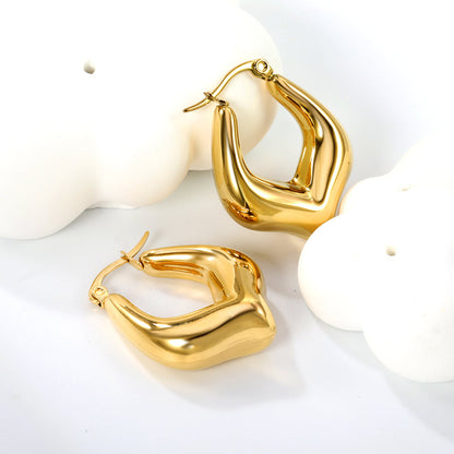 ZANORA  - Hollow U-Shaped Earring