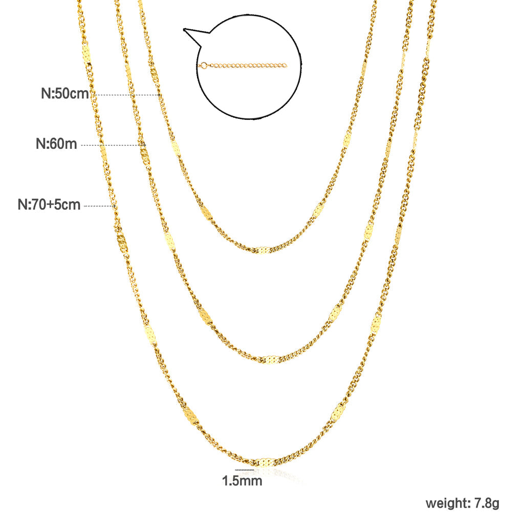 ZANORA - Triple Layered Necklace