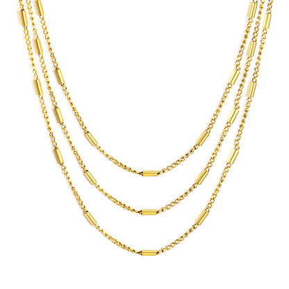 ZANORA - Round Tail Plaque Necklace